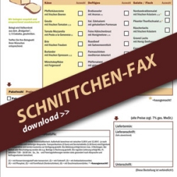 schnittchen fax